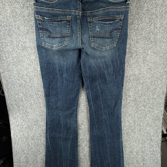 NWT American Eagle Jeans Women Kick Boot Cut Dark Wash Denim Stretch - Picture 11 of 16